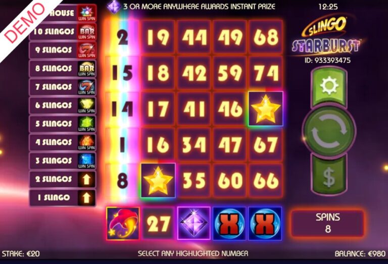 Screenshot 2 van Slingo Starburst